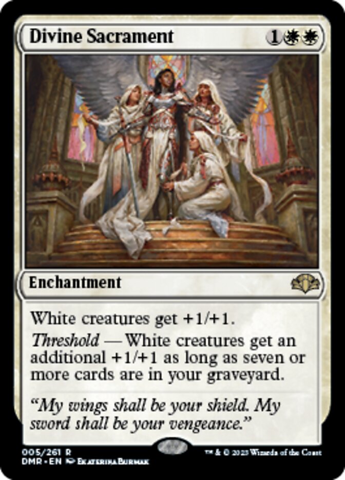 Divine Sacrament [Dominaria Remastered] | Card Citadel