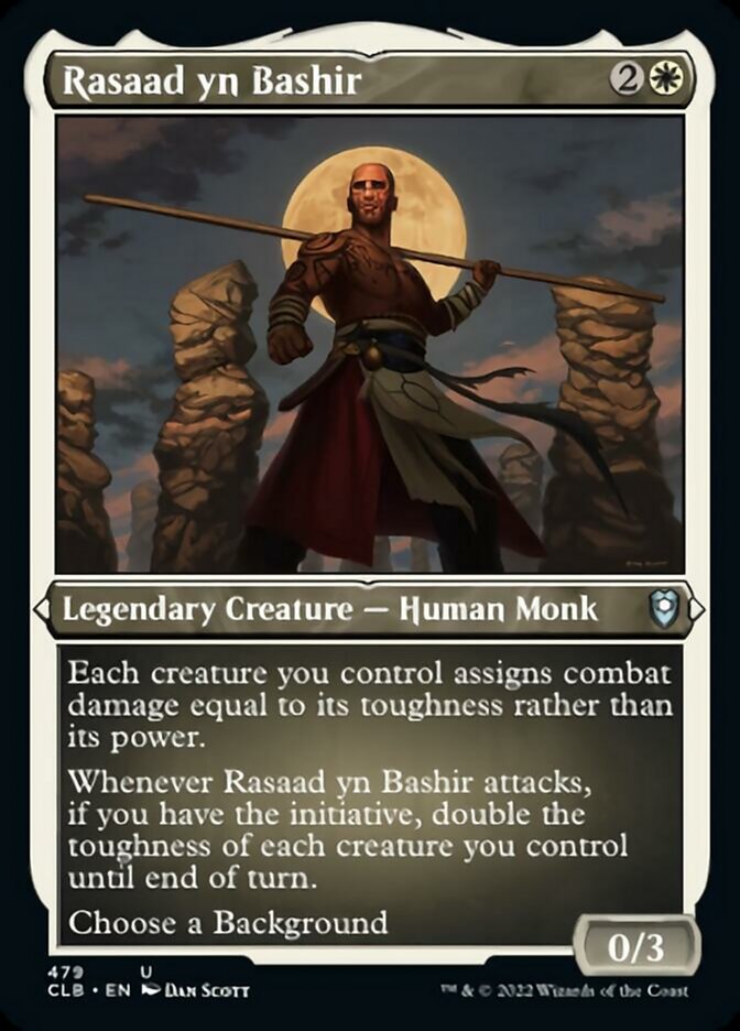 Rasaad yn Bashir (Foil Etched) [Commander Legends: Battle for Baldur's Gate] | Card Citadel