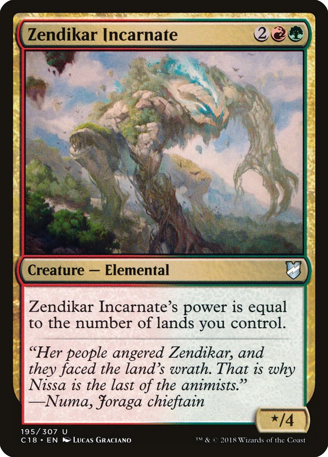 Zendikar Incarnate [Commander 2018] | Card Citadel