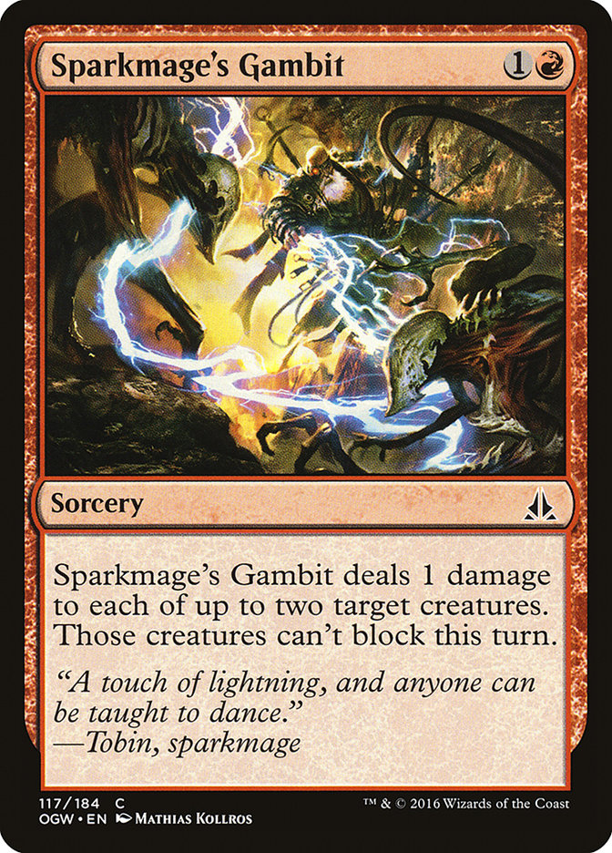 Sparkmage's Gambit [Oath of the Gatewatch] | Card Citadel