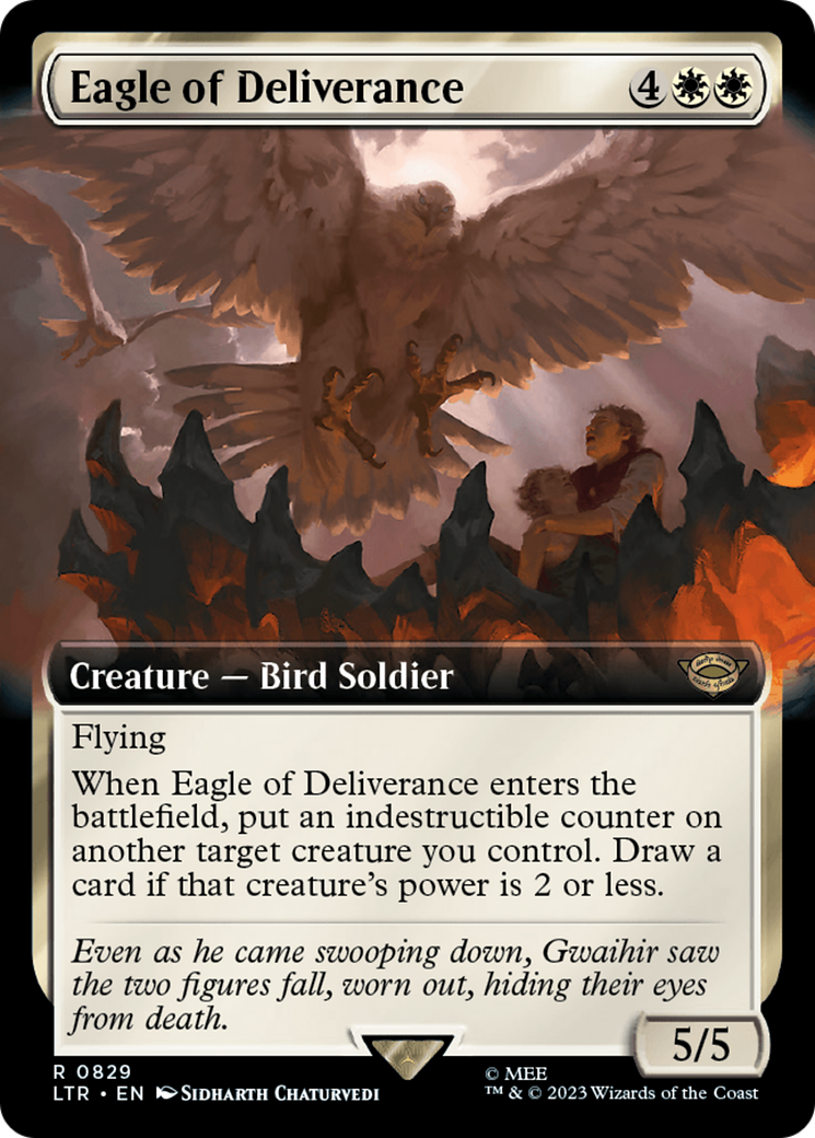Eagle of Deliverance (Extended Art) [The Lord of the Rings: Tales of Middle-Earth] | Card Citadel