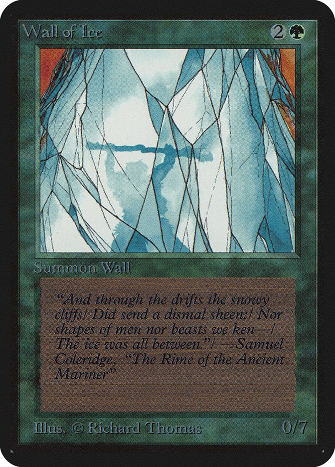 Wall of Ice [Limited Edition Alpha] | Card Citadel