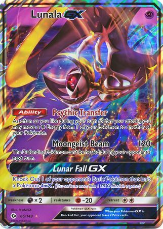 Lunala GX (66/149) (Jumbo Card) [Sun & Moon: Base Set] | Card Citadel