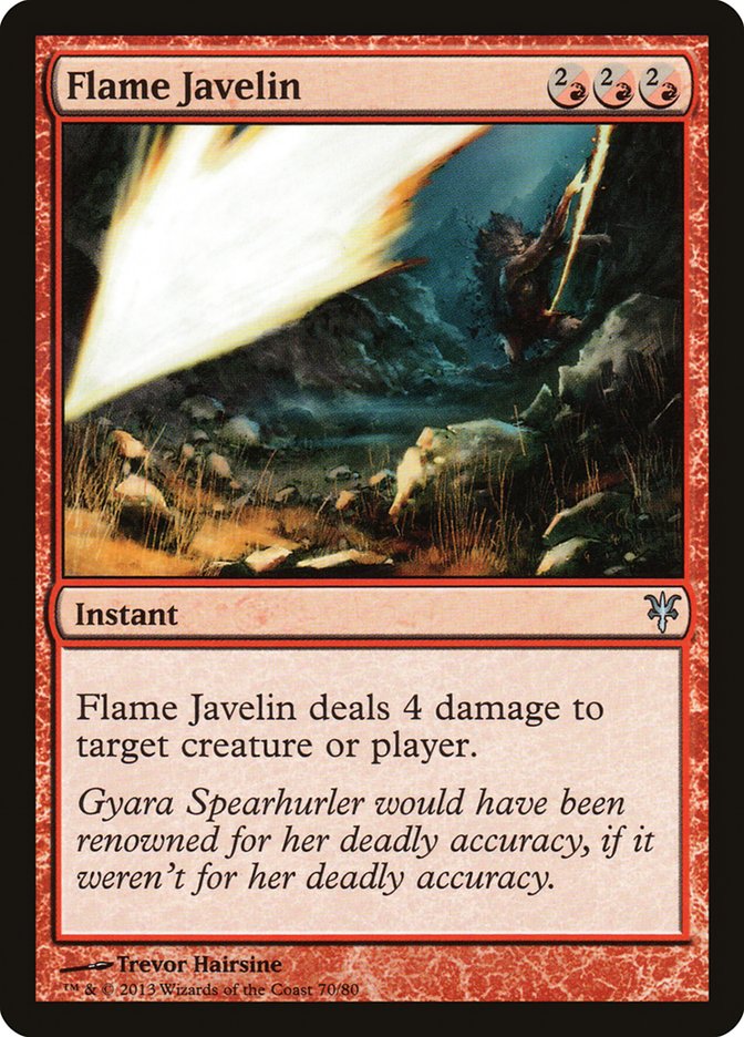 Flame Javelin [Duel Decks: Sorin vs. Tibalt] | Card Citadel