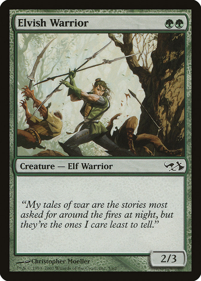 Elvish Warrior [Duel Decks: Elves vs. Goblins] | Card Citadel