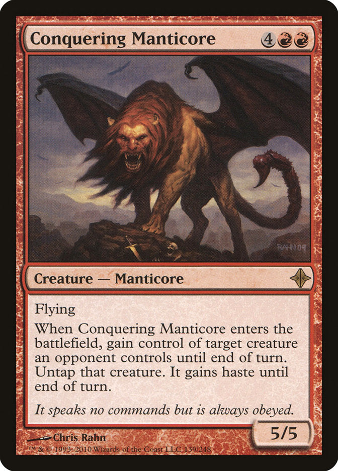 Conquering Manticore [Rise of the Eldrazi] | Card Citadel