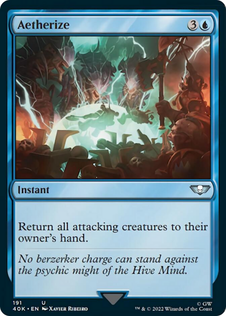 Aetherize (Surge Foil) [Universes Beyond: Warhammer 40,000] | Card Citadel