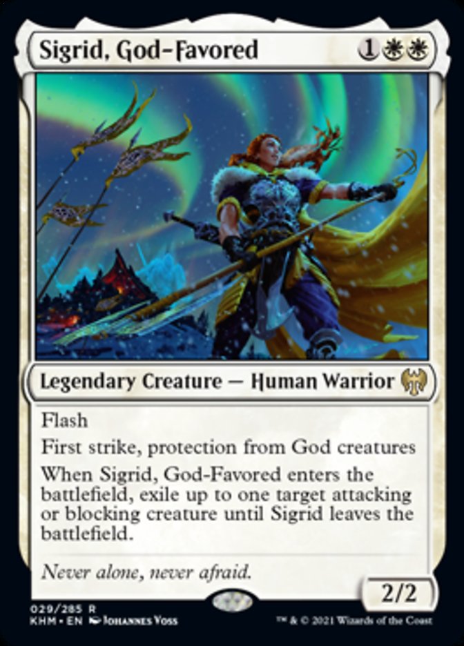 Sigrid, God-Favored [Kaldheim] | Card Citadel