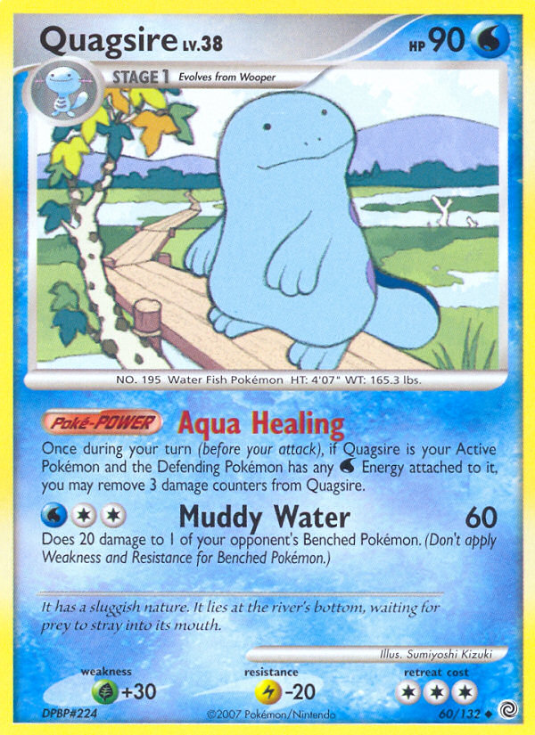 Quagsire (60/132) [Diamond & Pearl: Secret Wonders] | Card Citadel