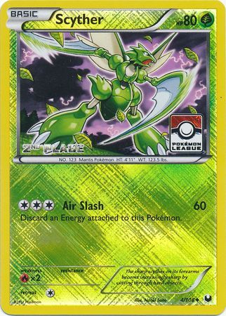 Scyther (4/108) (League Promo 2nd Place) [Black & White: Dark Explorers] | Card Citadel