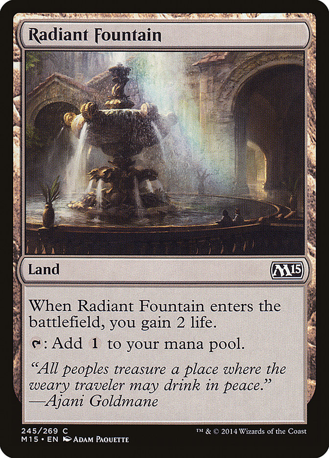 Radiant Fountain [Magic 2015] | Card Citadel