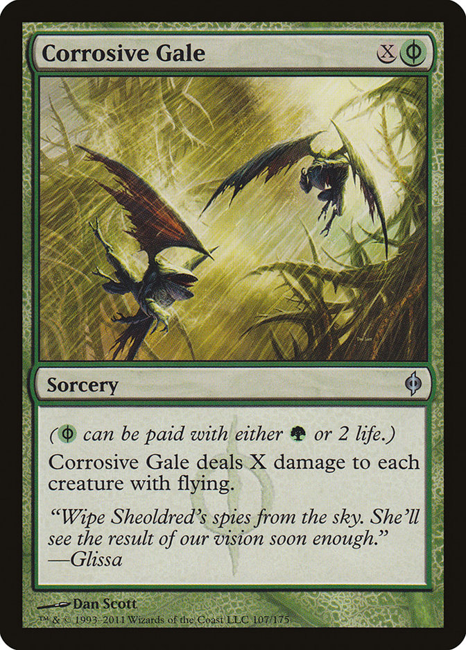 Corrosive Gale [New Phyrexia] | Card Citadel