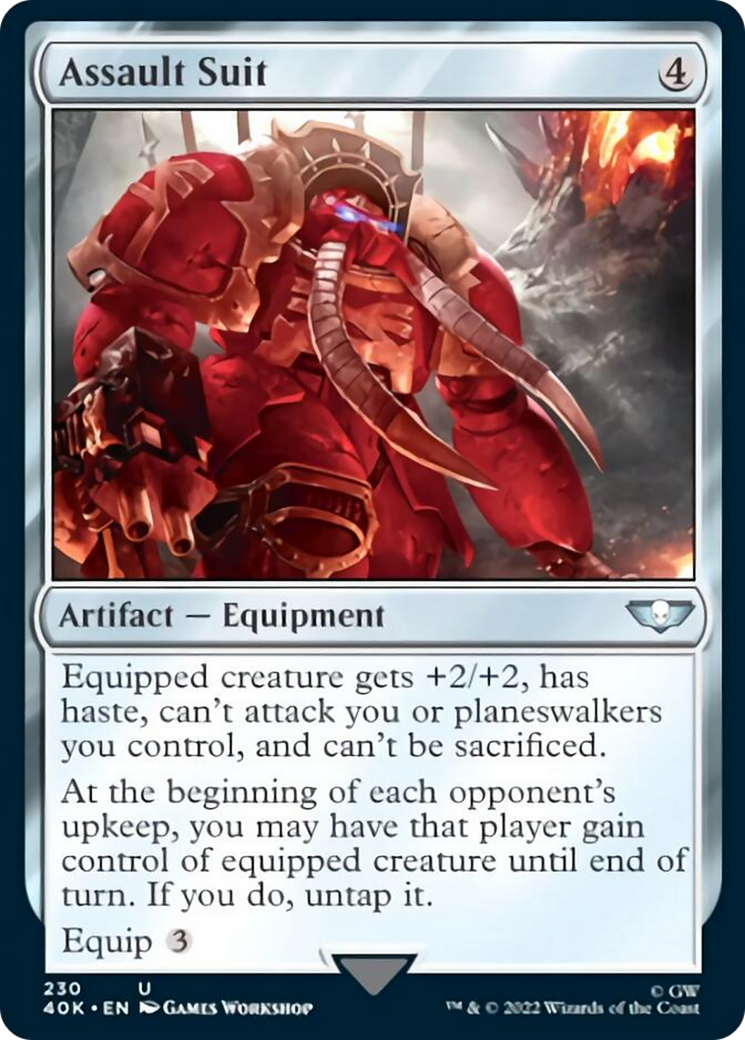 Assault Suit (Surge Foil) [Universes Beyond: Warhammer 40,000] | Card Citadel