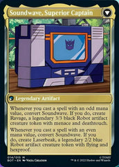 Soundwave, Sonic Spy // Soundwave, Superior Captain [Universes Beyond: Transformers] | Card Citadel