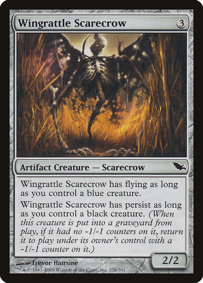 Wingrattle Scarecrow [Shadowmoor] | Card Citadel