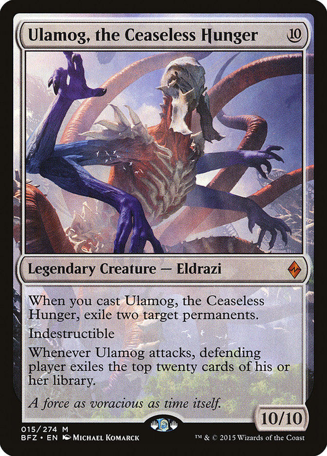 Ulamog, the Ceaseless Hunger [Battle for Zendikar] | Card Citadel