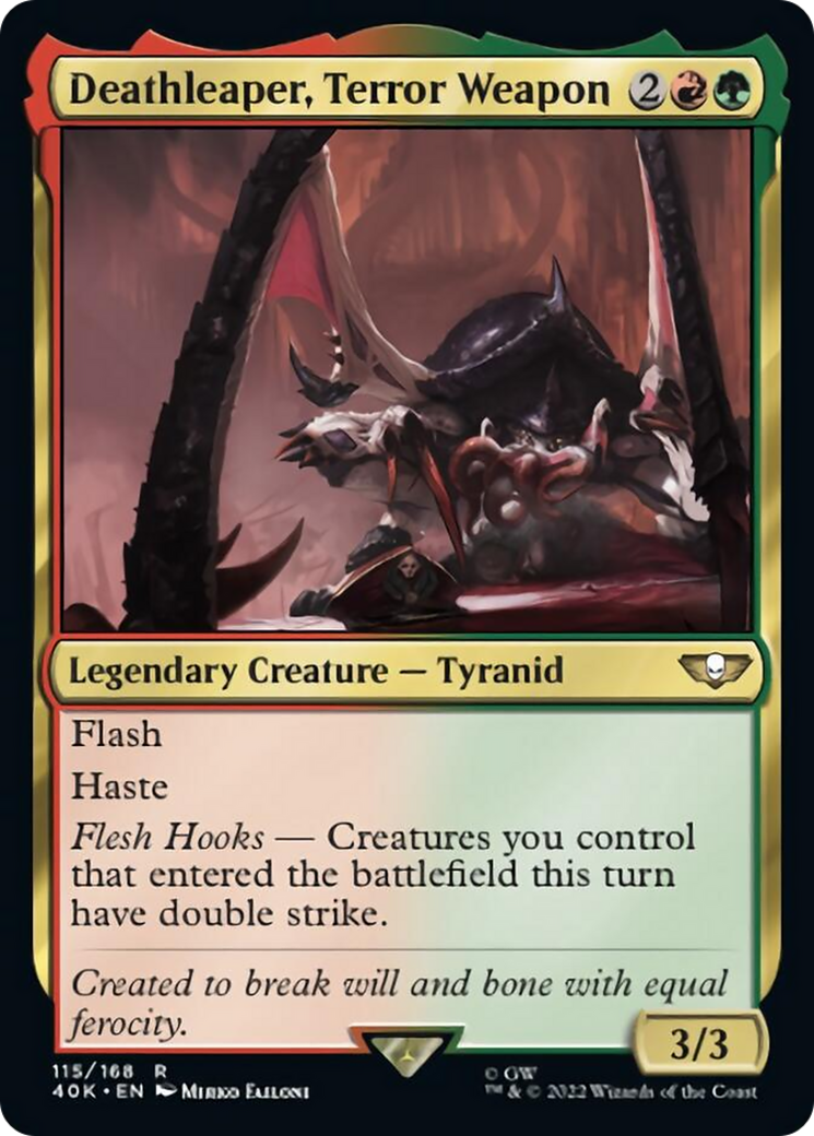 Deathleaper, Terror Weapon (Surge Foil) [Universes Beyond: Warhammer 40,000] | Card Citadel