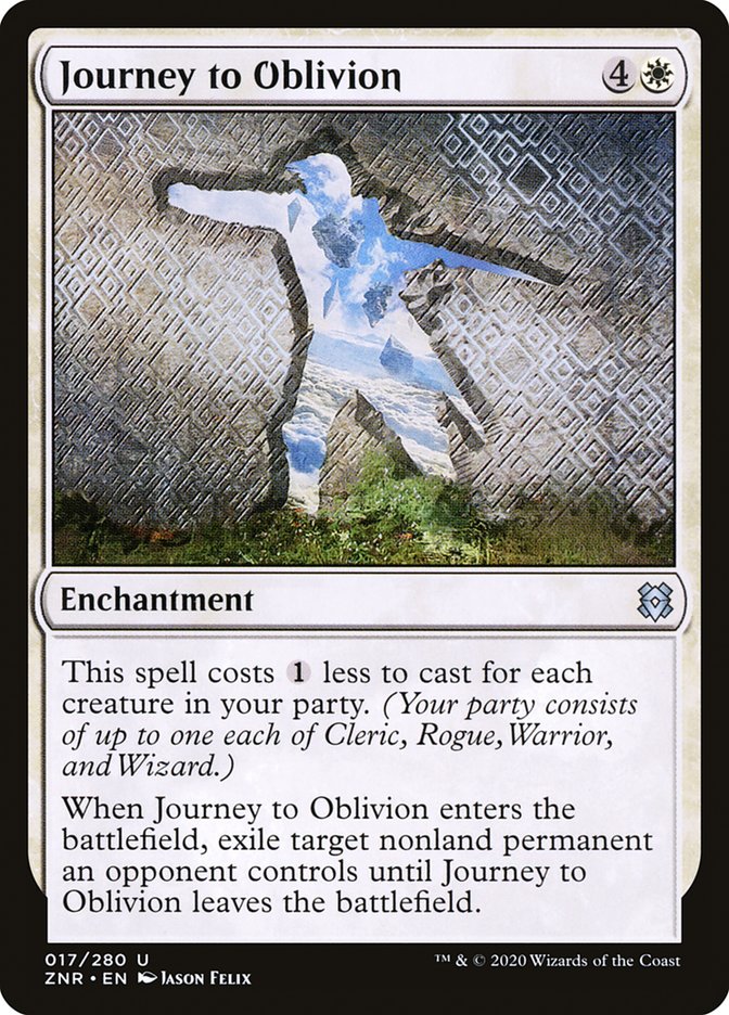 Journey to Oblivion [Zendikar Rising] | Card Citadel