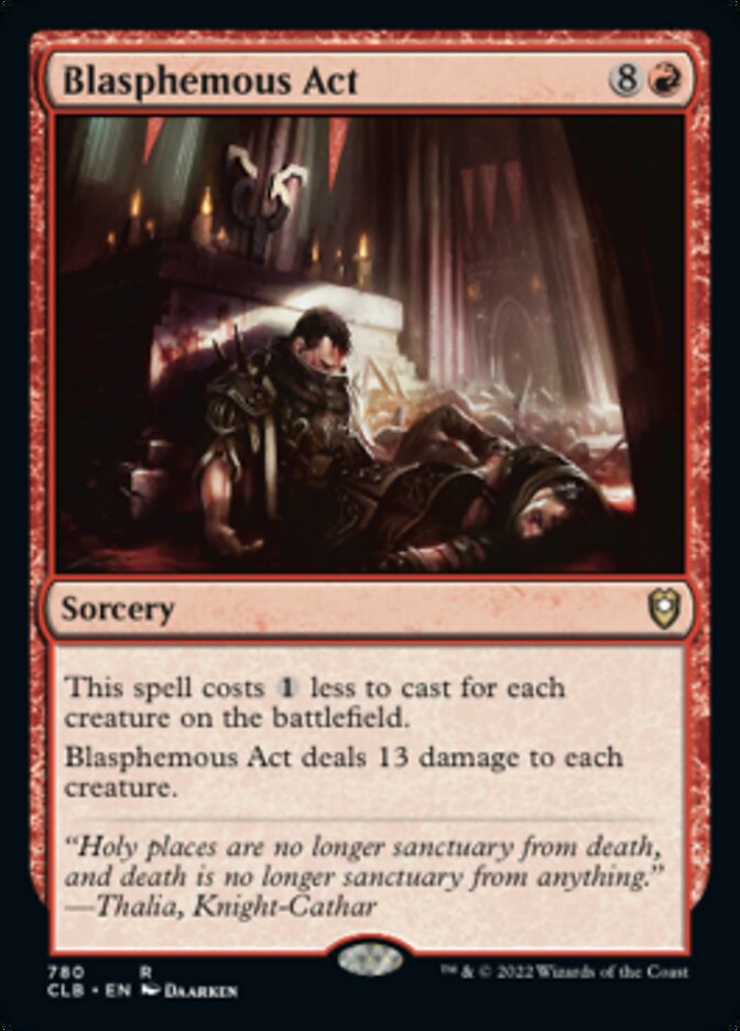Blasphemous Act [Commander Legends: Battle for Baldur's Gate] | Card Citadel