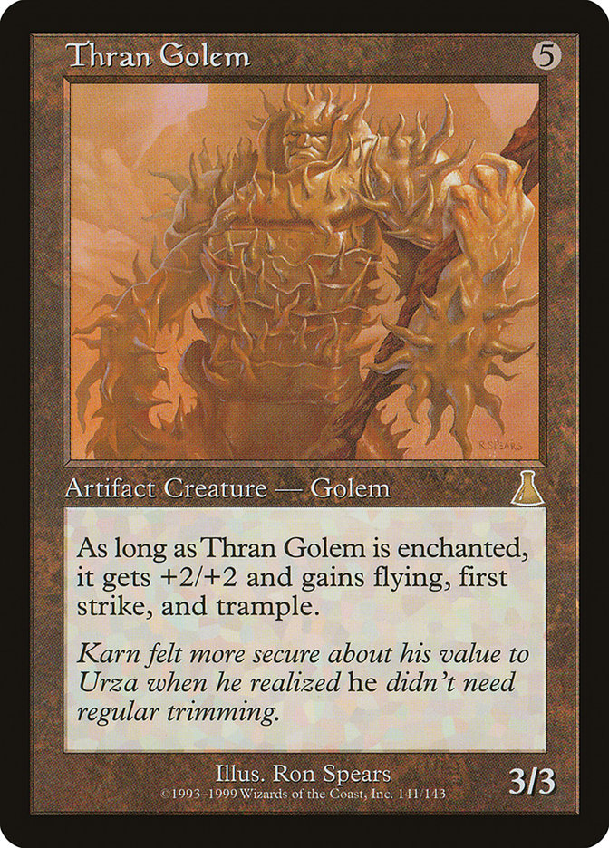 Thran Golem [Urza's Destiny] | Card Citadel