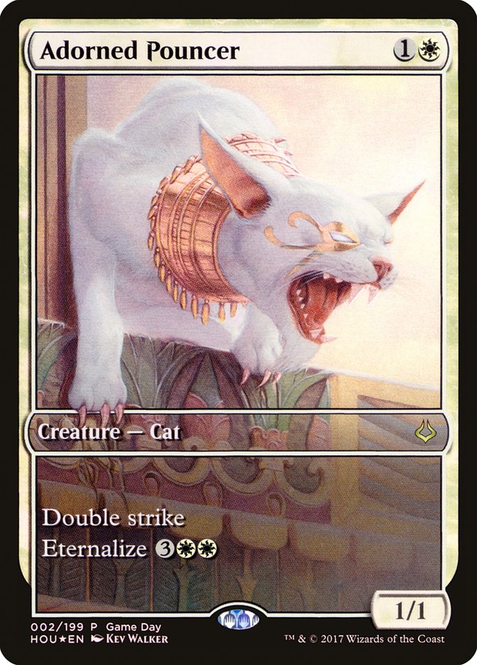Adorned Pouncer [Hour of Devastation Promos] | Card Citadel