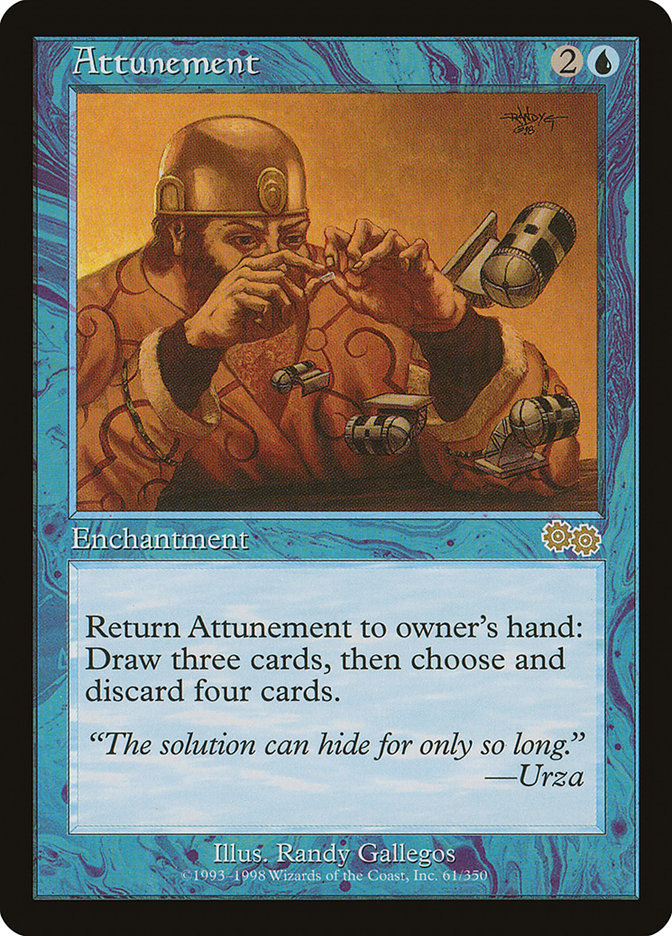 Attunement [Urza's Saga] | Card Citadel