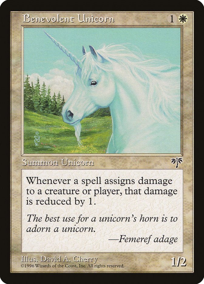 Benevolent Unicorn [Mirage] | Card Citadel