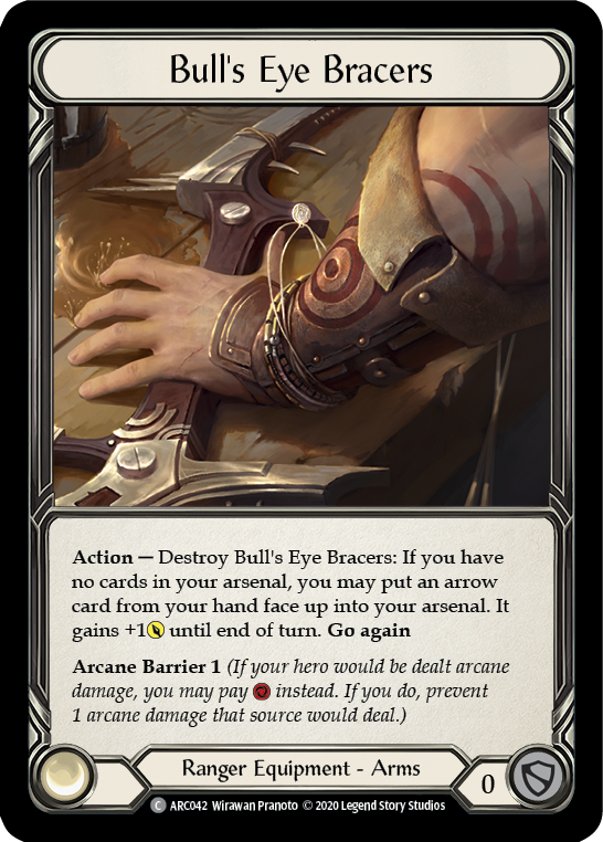 Bull's Eye Bracers [ARC042] Unlimited Normal | Card Citadel