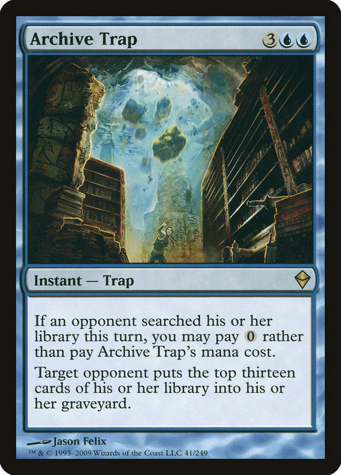 Archive Trap [Zendikar] | Card Citadel