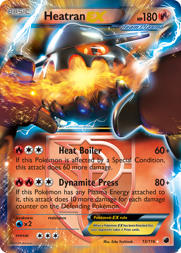 Heatran EX (13/116) [Black & White: Plasma Freeze] | Card Citadel