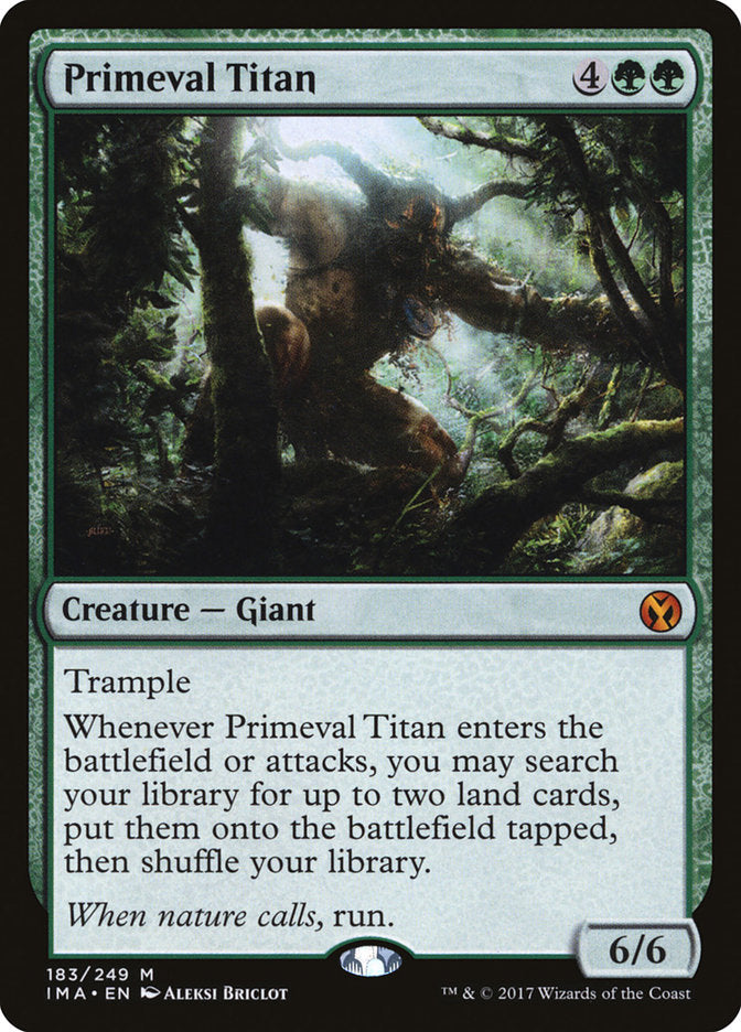 Primeval Titan [Iconic Masters] | Card Citadel