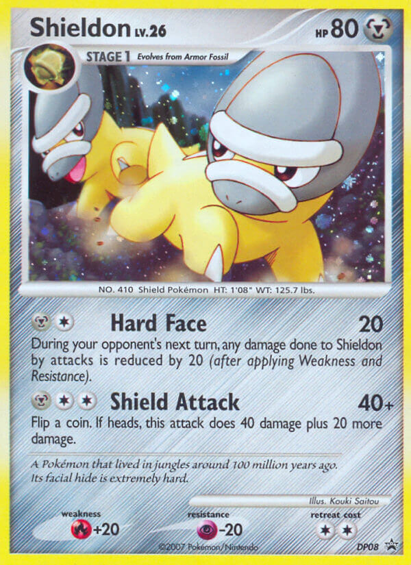 Shieldon (DP08) [Diamond & Pearl: Black Star Promos] | Card Citadel