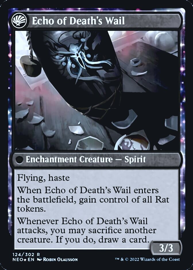 Tribute to Horobi // Echo of Death's Wail [Kamigawa: Neon Dynasty Prerelease Promos] | Card Citadel