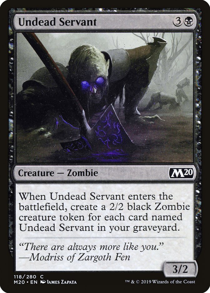 Undead Servant [Core Set 2020] | Card Citadel