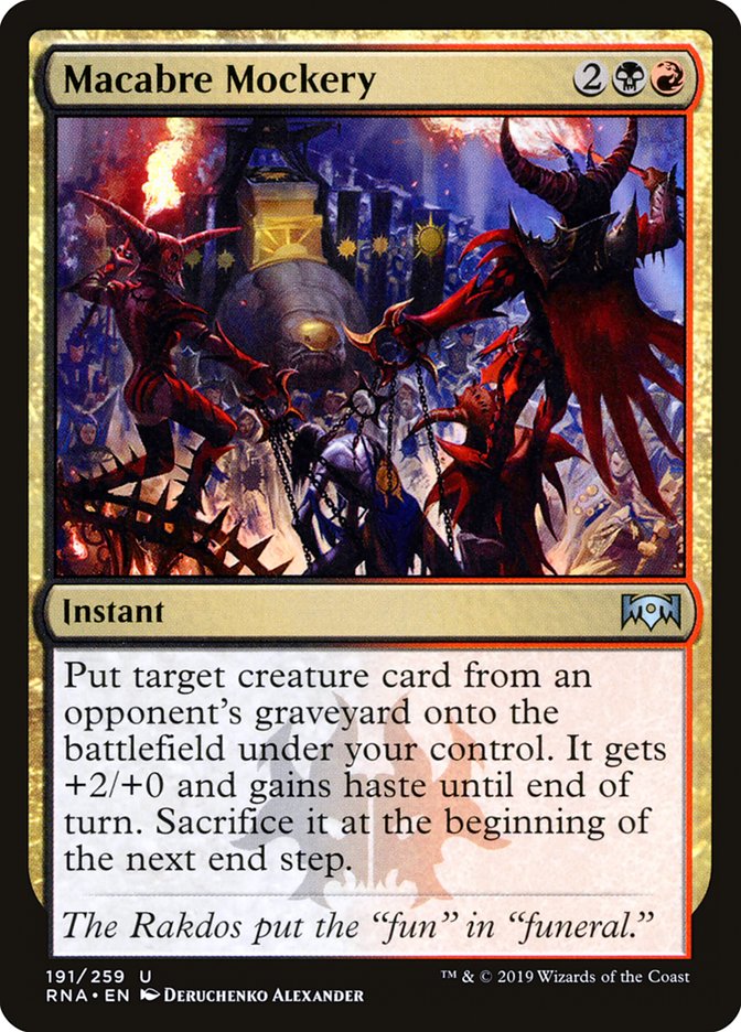 Macabre Mockery [Ravnica Allegiance] | Card Citadel