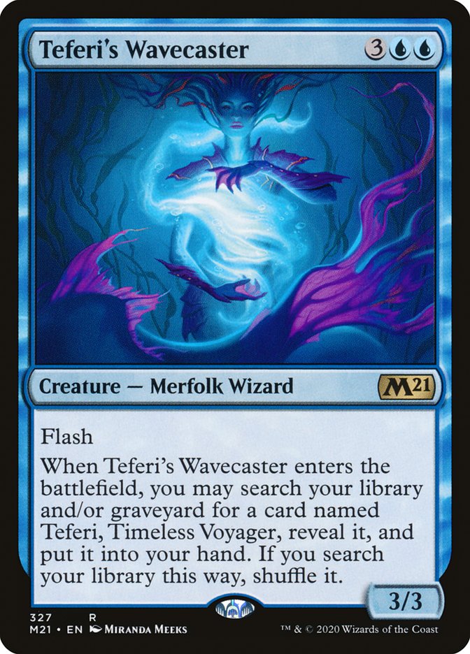 Teferi's Wavecaster [Core Set 2021] | Card Citadel