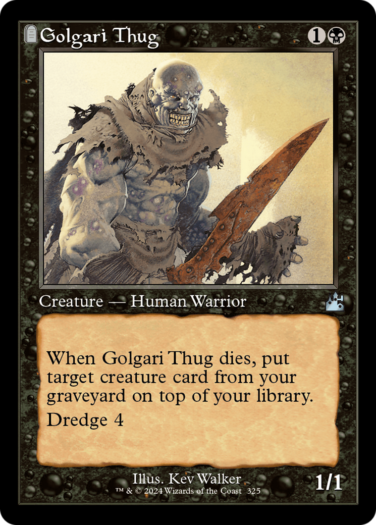 Golgari Thug (Retro Frame) [Ravnica Remastered] | Card Citadel