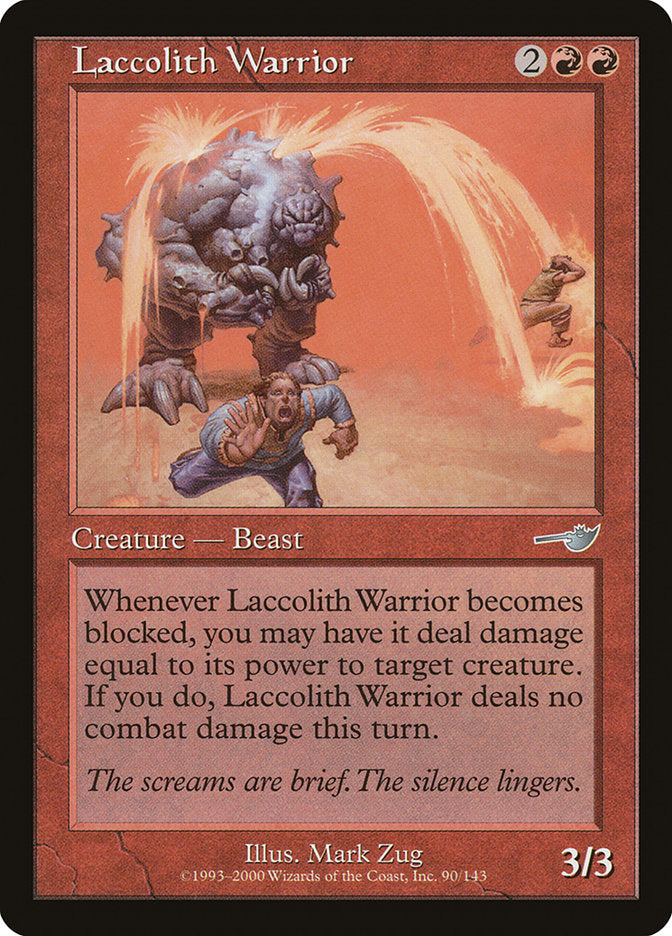 Laccolith Warrior [Nemesis] | Card Citadel