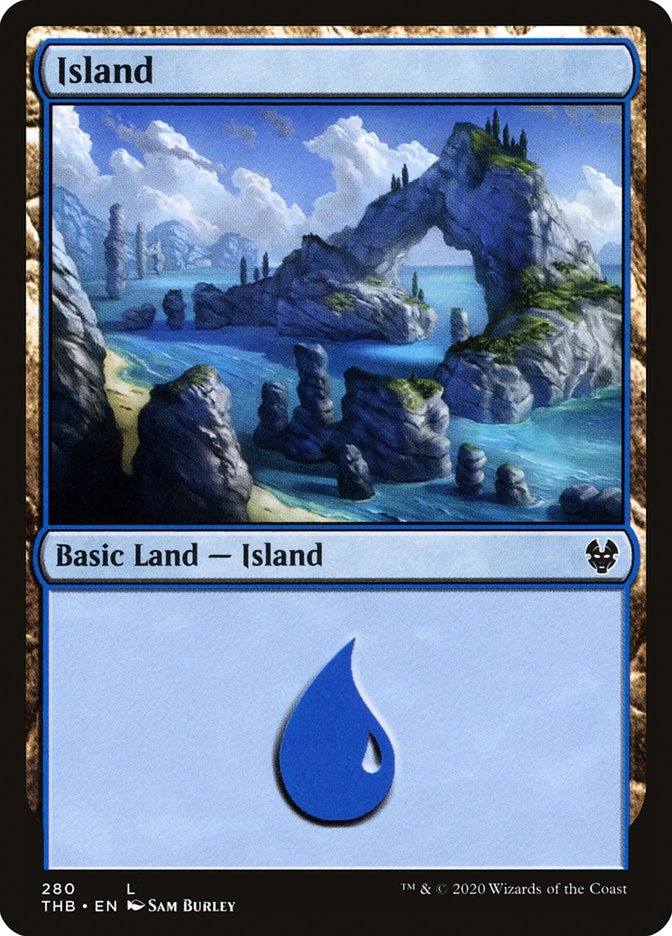 Island (280) [Theros Beyond Death] | Card Citadel