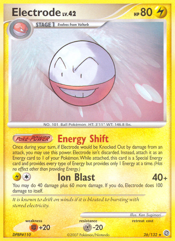 Electrode (26/132) [Diamond & Pearl: Secret Wonders] | Card Citadel