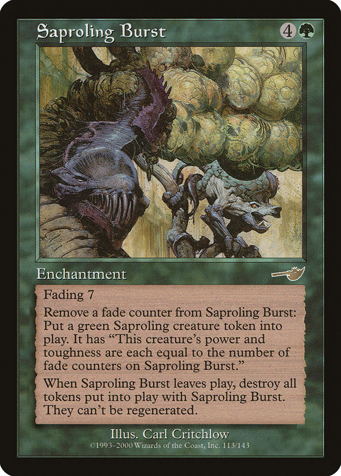 Saproling Burst [Nemesis] | Card Citadel