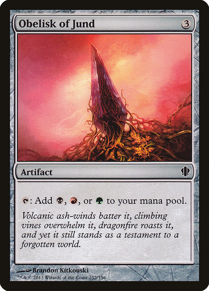 Obelisk of Jund [Commander 2013] | Card Citadel