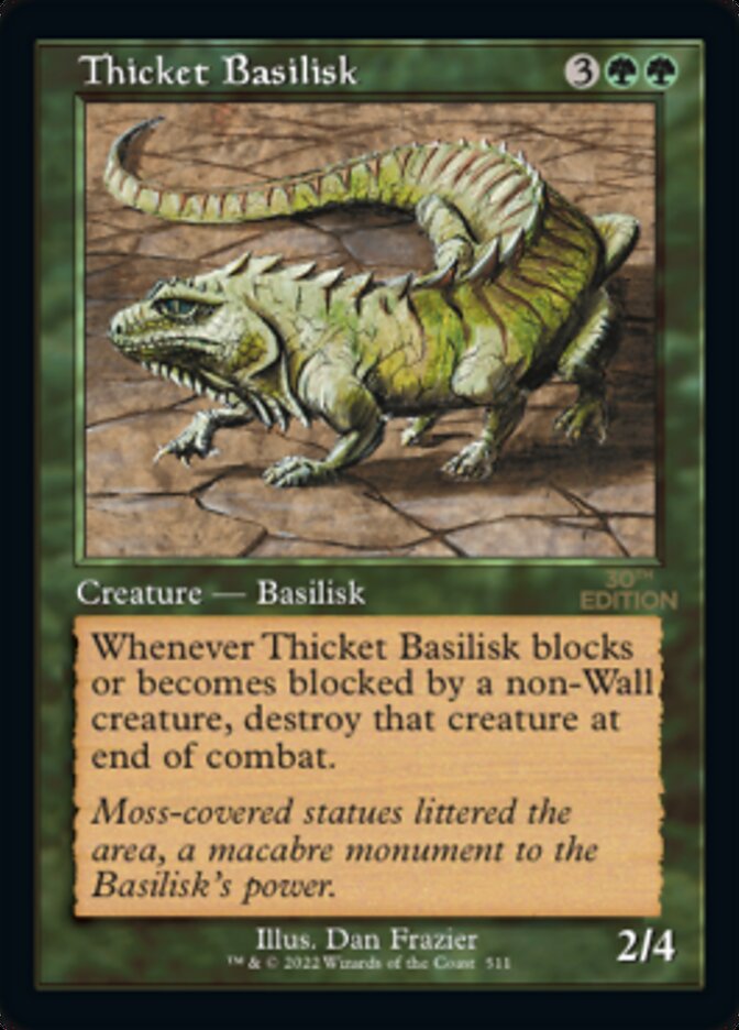 Thicket Basilisk (Retro) [30th Anniversary Edition] | Card Citadel
