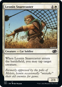 Leonin Snarecaster [Jumpstart 2022] | Card Citadel