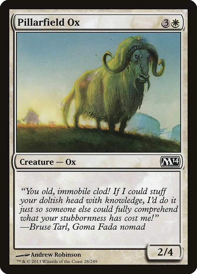 Pillarfield Ox [Magic 2014] | Card Citadel
