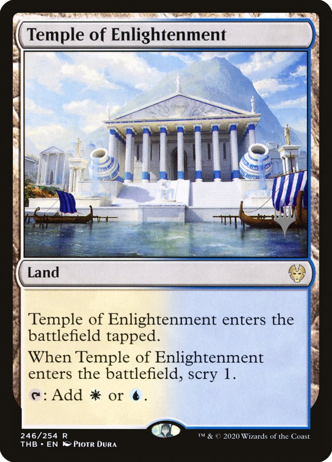 Temple of Enlightenment (Promo Pack) [Theros Beyond Death Promos] | Card Citadel