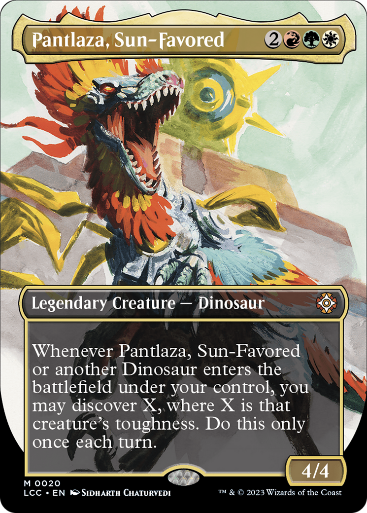 Pantlaza, Sun-Favored (Borderless) [The Lost Caverns of Ixalan Commander] | Card Citadel