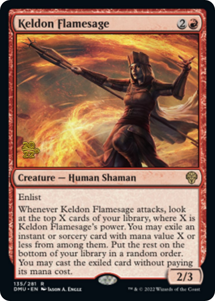 Keldon Flamesage [Dominaria United Prerelease Promos] | Card Citadel