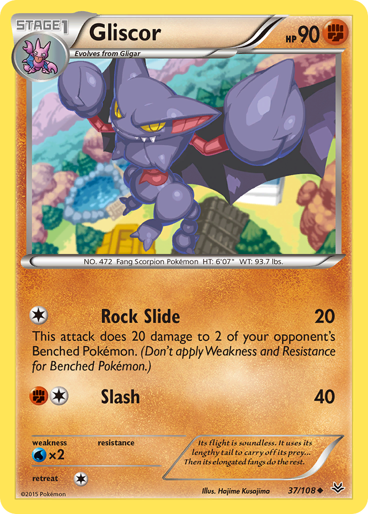 Gliscor (37/108) [XY: Roaring Skies] | Card Citadel