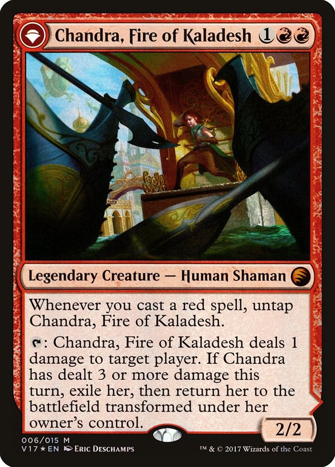 Chandra, Fire of Kaladesh // Chandra, Roaring Flame [From the Vault: Transform] | Card Citadel
